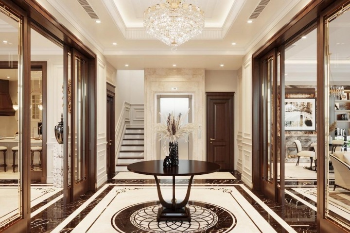 Sử dụng Sảnh Đệm hoặc Huyền Quan (Phòng chờ)