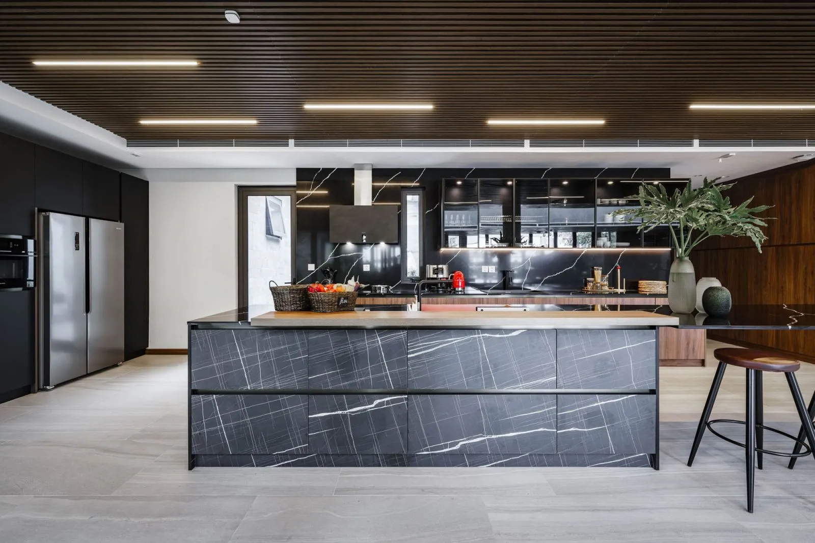 Thiết kế nội thất phòng bếp và phòng ăn