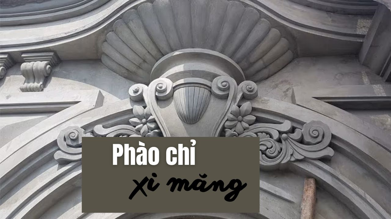 Độc đáo với 55 mẫu phào chỉ xi măng đúc sẵn cho biệt thự tân cổ điển