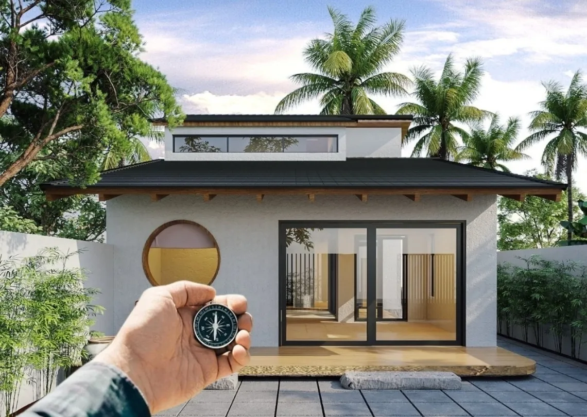 Cách xem hướng nhà bằng la bàn​ chuẩn nhất