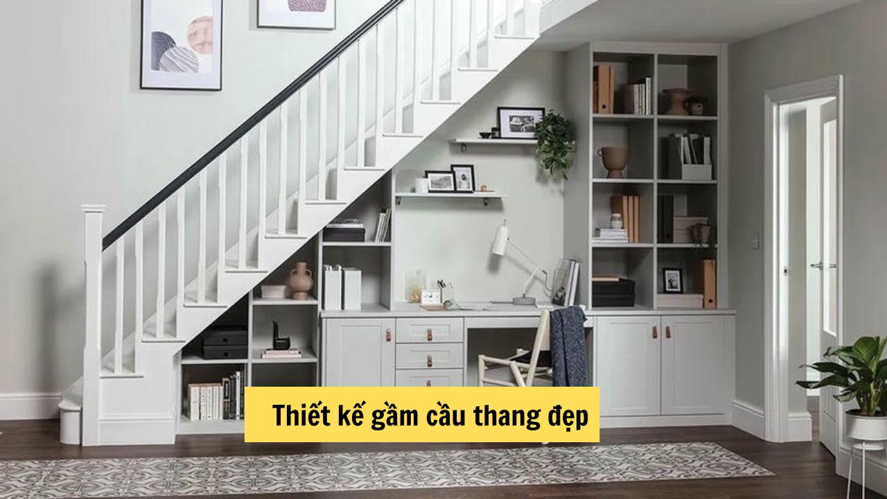 55 Ý tưởng thiết kế gầm cầu thang đẹp thông minh và độc đáo 