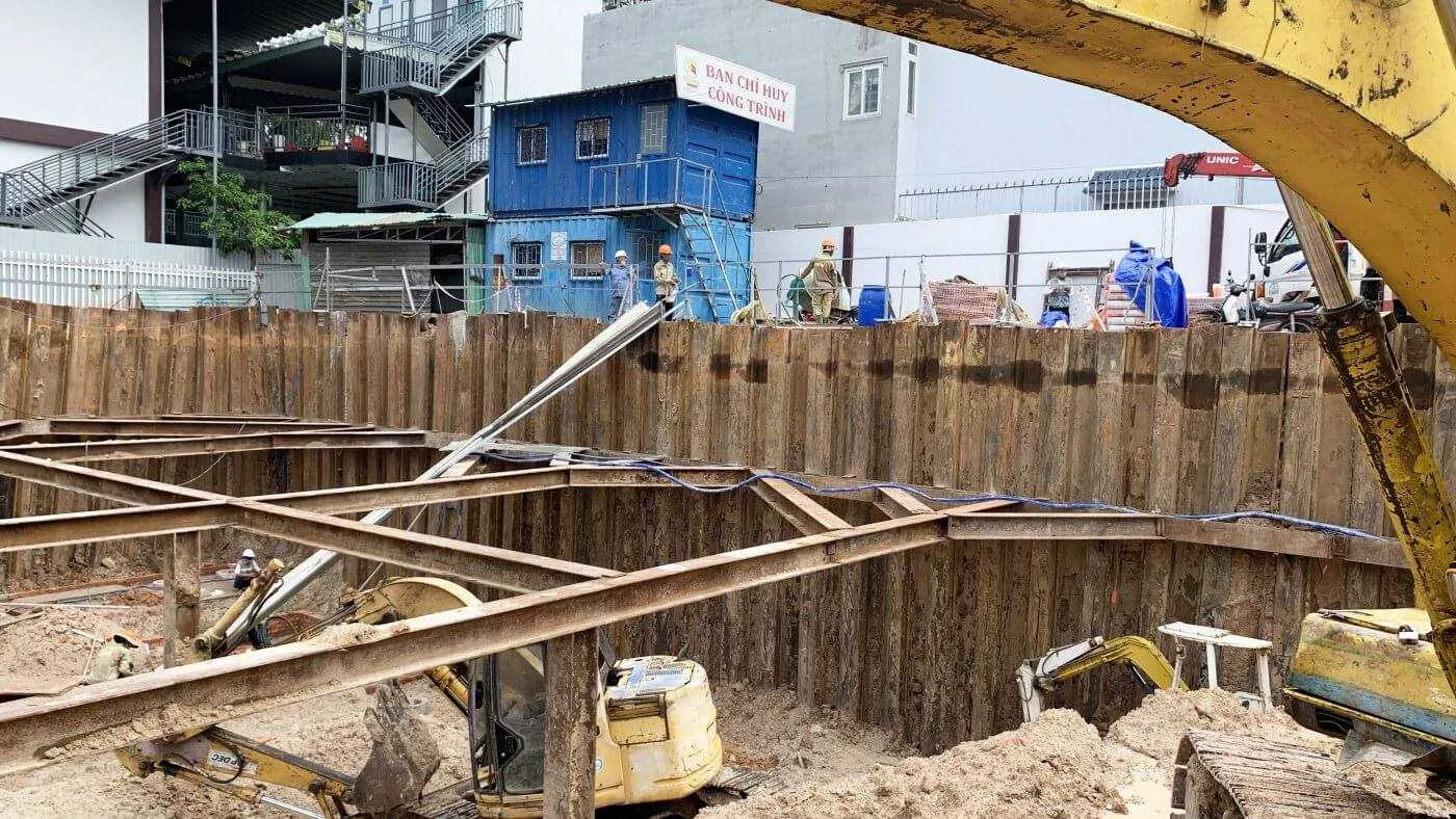 Lưu ý trong công tác đào và chống đỡ đất