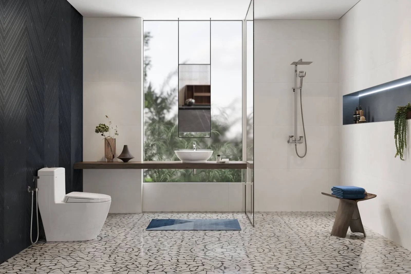 Thiết kế phòng tắm không tính toán thoát nước (Sai lầm phổ biến nhất)