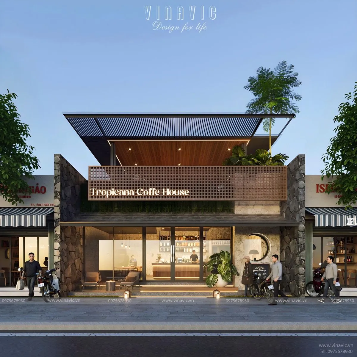 Không gian thư giãn tại quán CAFE