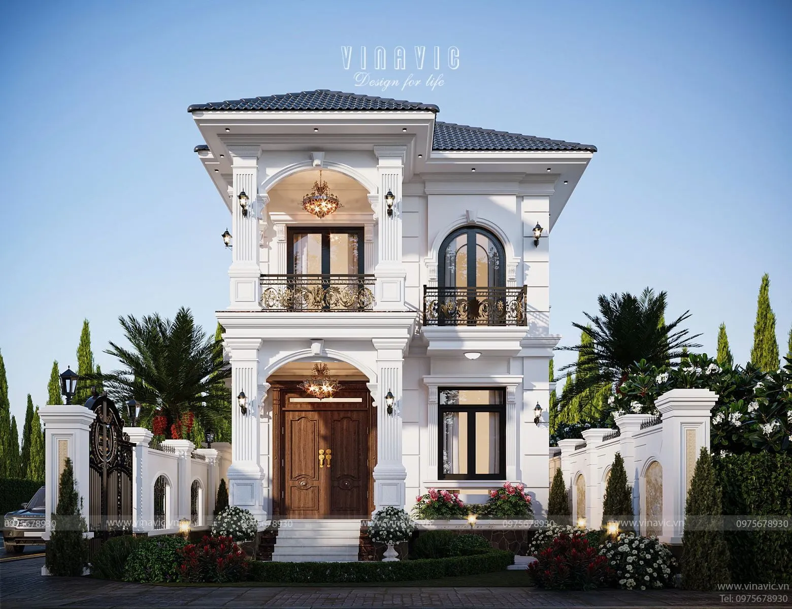 Diện tích 64m2 phù hợp gia đình 3–4 người. Kiến trúc sư thường bố trí: phòng khách liền bếp hình chữ L, 2 phòng ngủ đối xứng và 1 vệ sinh chung ở trung tâm.