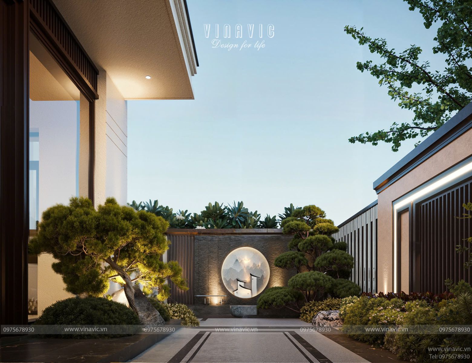 Bố trí mặt bằng công năng biệt thự 3 tầng hiện đại 140m2 BT2434