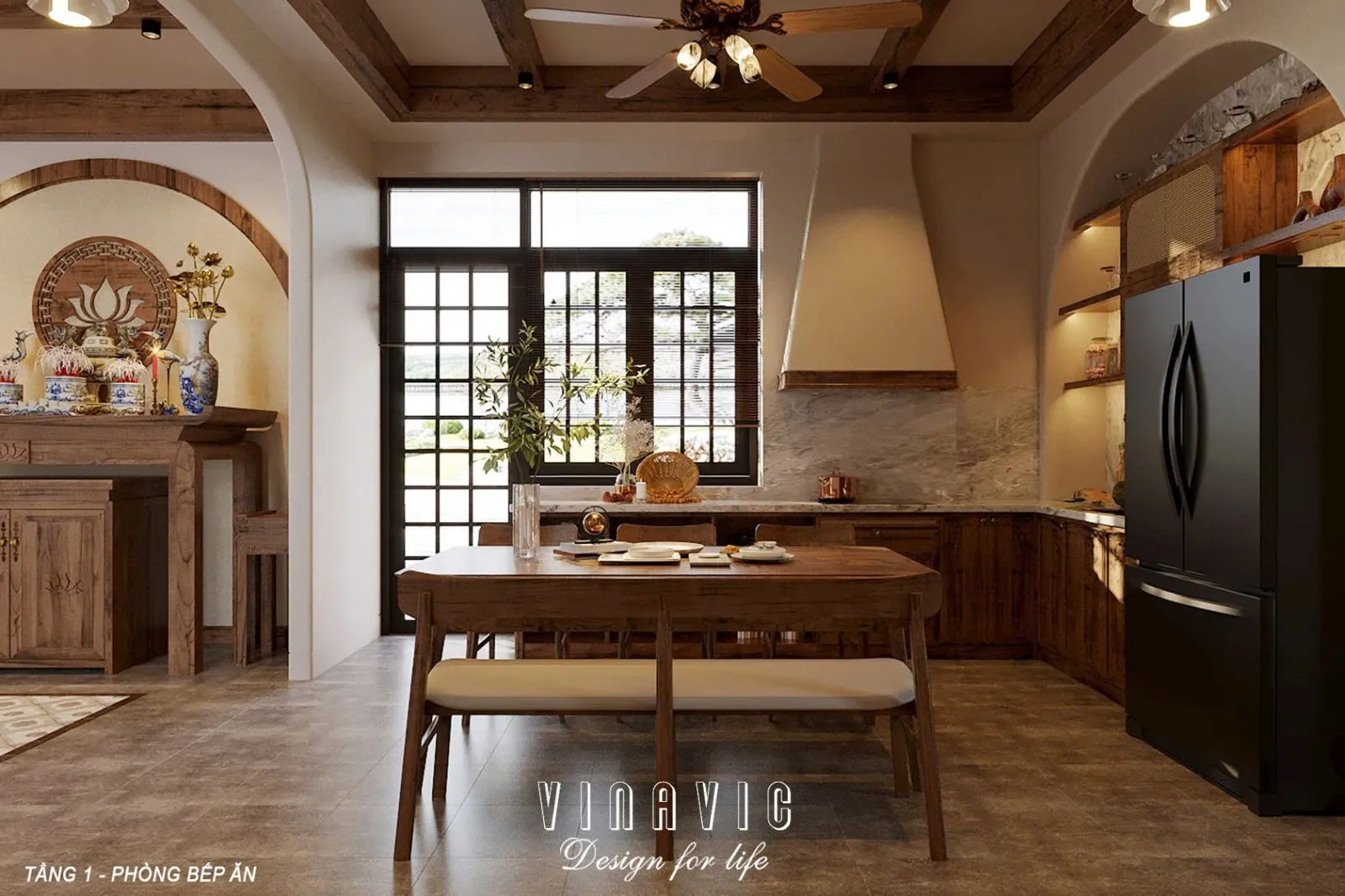 Nội thất độc đáo – Phòng khách, phòng ngủ và bếp tinh tế