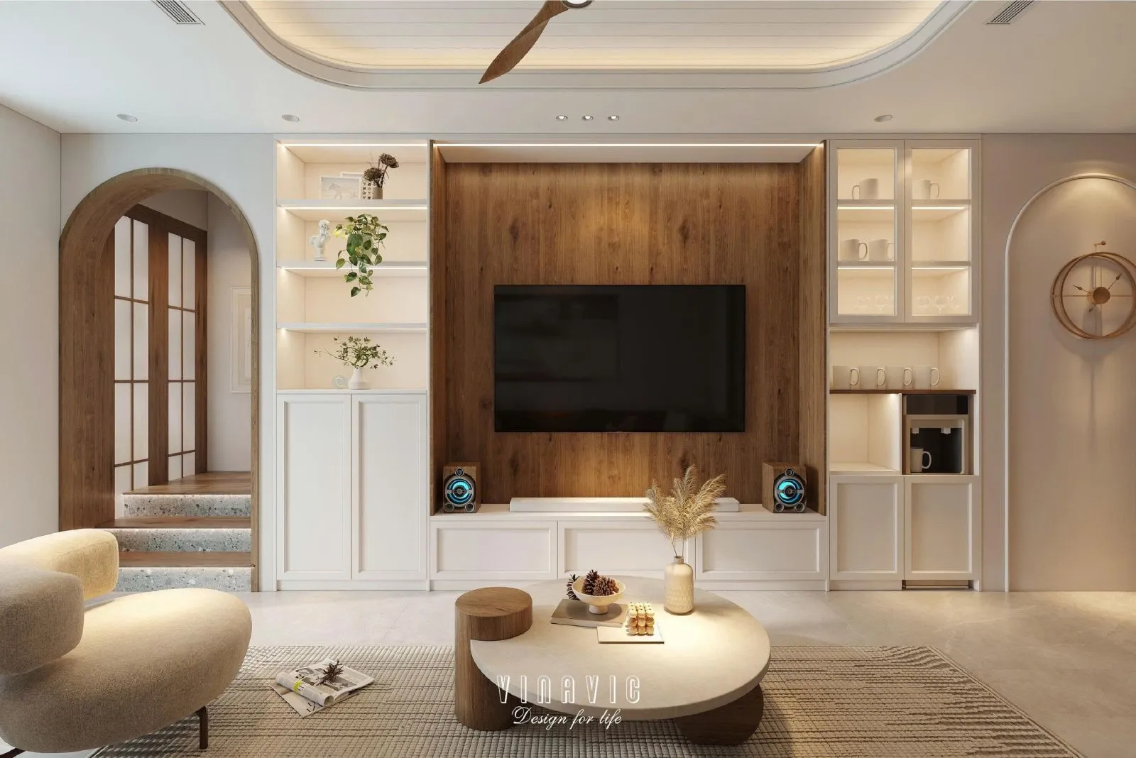 Kết hợp màu sắc, vật liệu để tạo không gian độc đáo