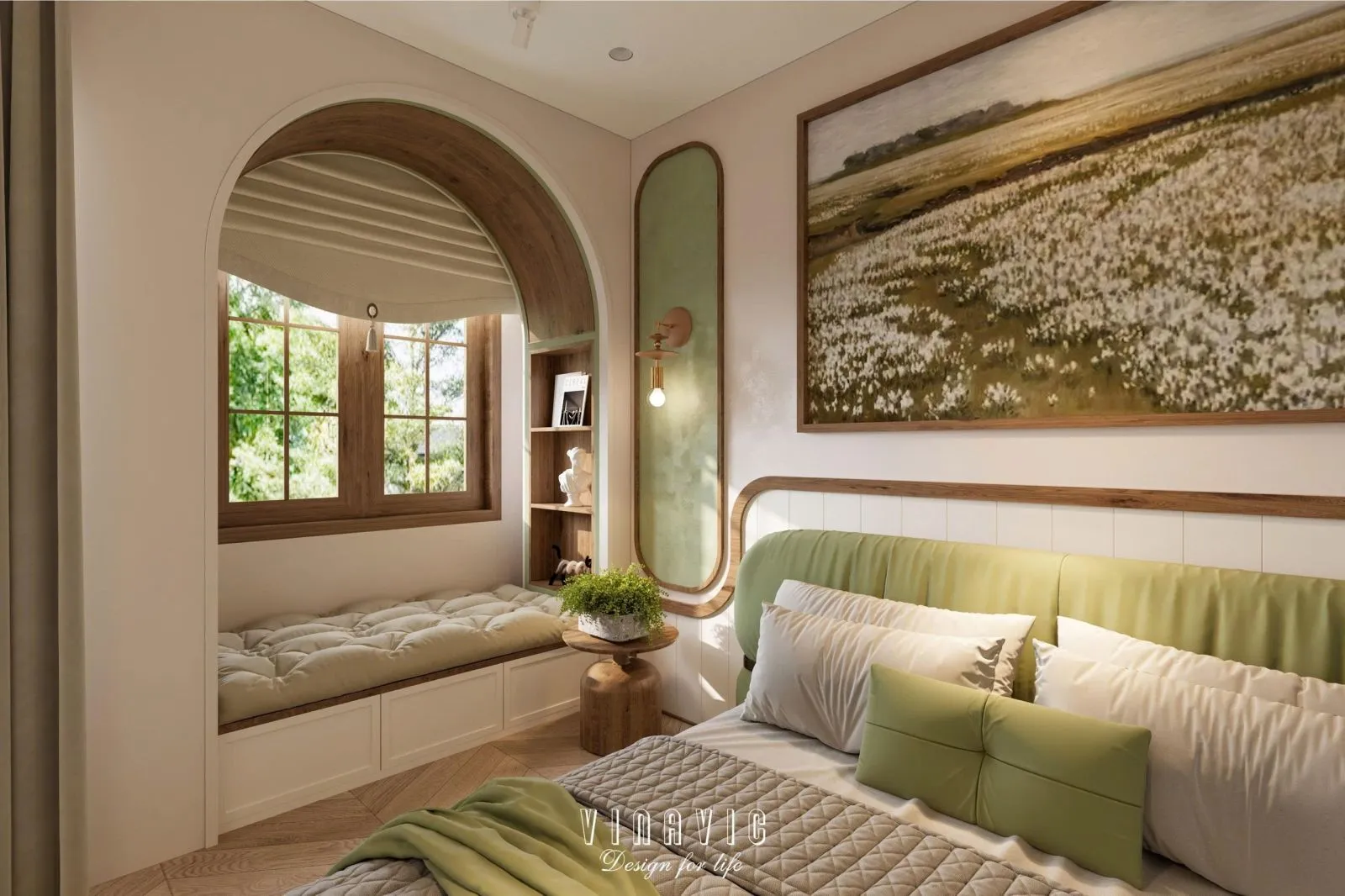 Phụ kiện giúp tạo điểm nhấn và hoàn thiện phong cách phòng ngủ