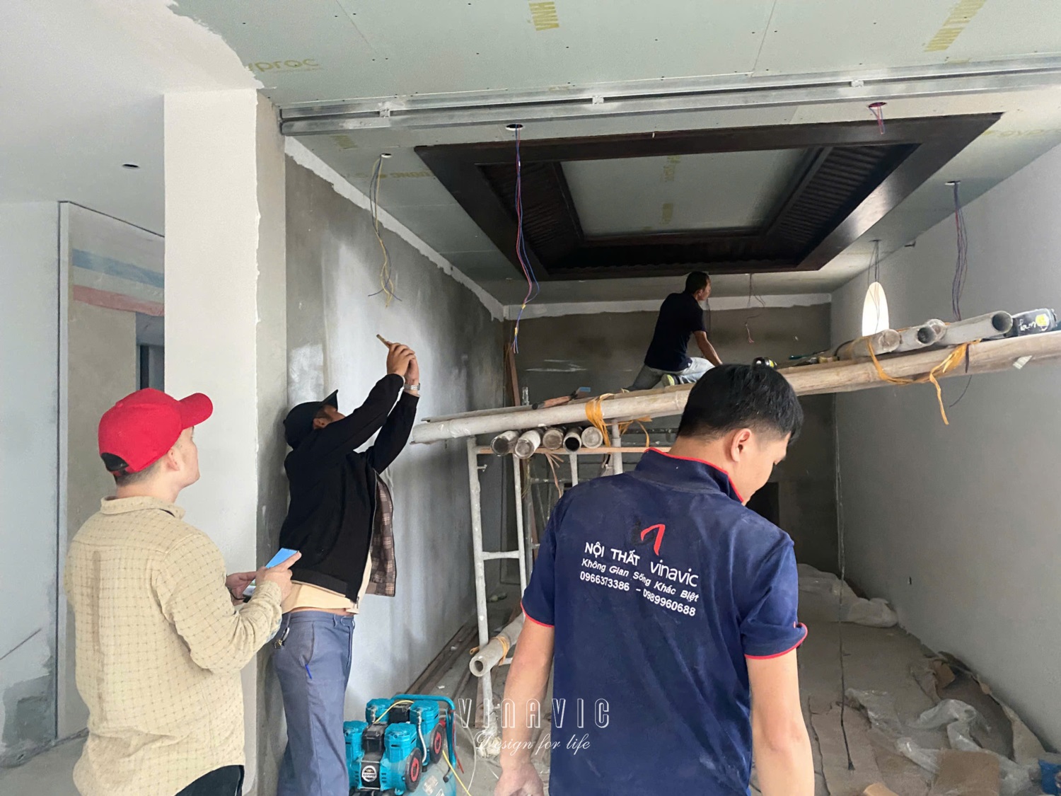 Thi công biệt thự 3 tầng Địa Trung hải (CĐT: Mrs Vinh- Thanh Hóa) TCBT2254