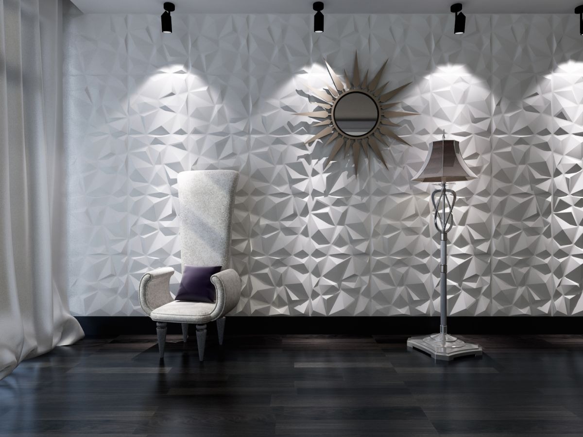  Tấm ốp tường 3D từ sợi thực vật