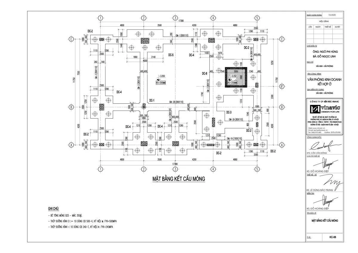 Các loại bản vẽ 2D trong hồ sơ thiết kế nhà
