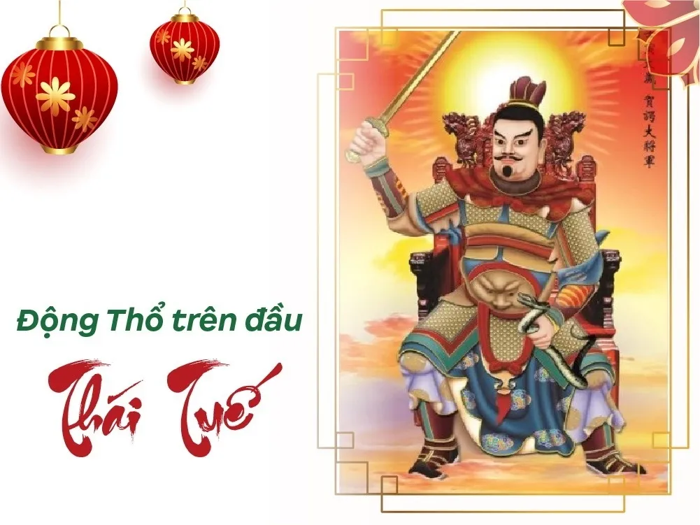 Động thổ trên đầu thái tuế trong phong thủy xây dựng nhà ở, không gian nghi lễ trang nghiêm, cảm xúc cẩn trọng