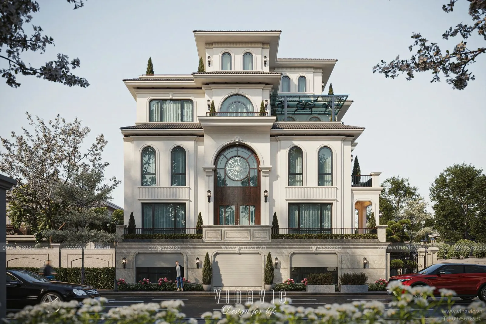 Phương án quy hoạch mặt bằng trên đất 300m2