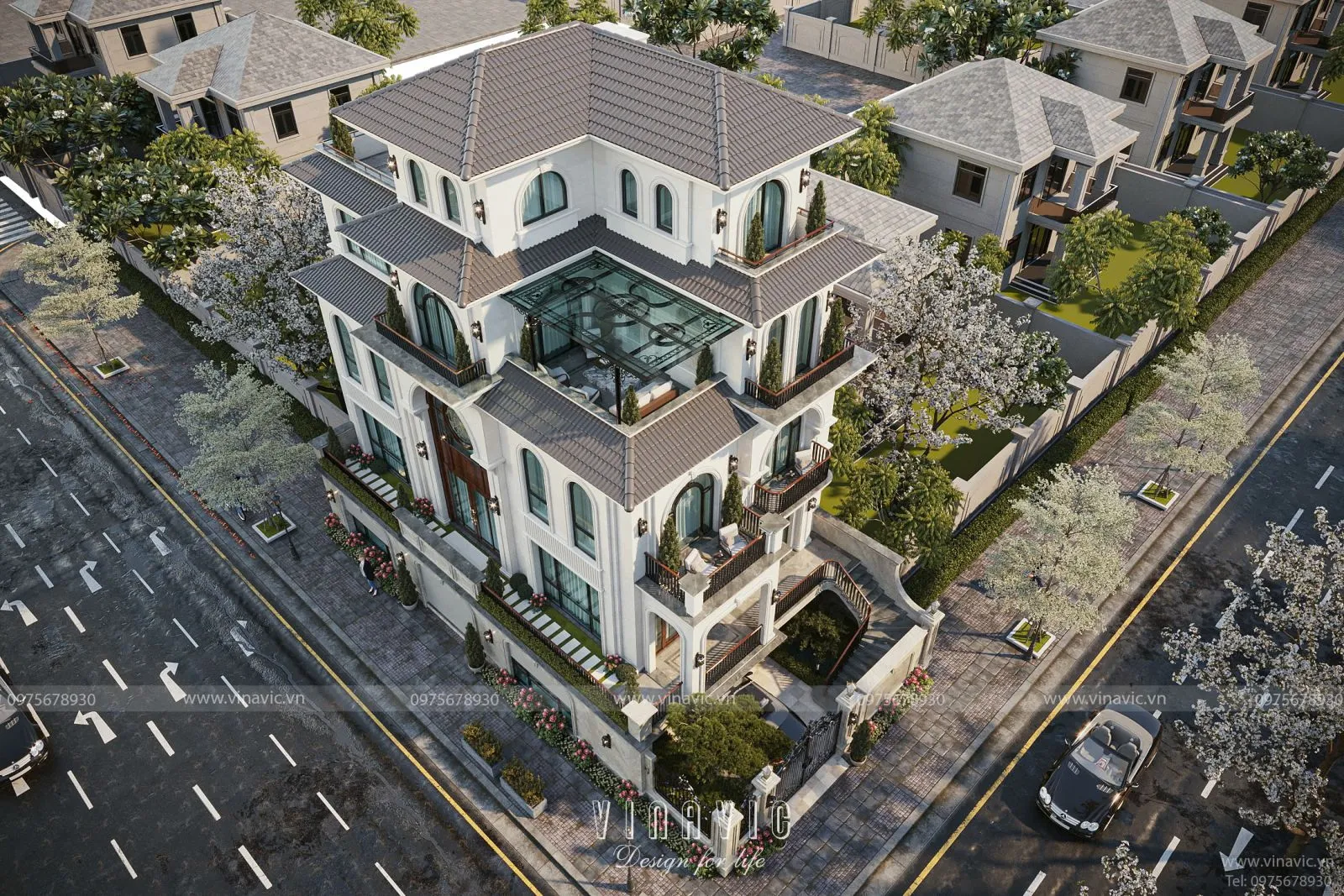 Chi phí dự kiến khi xây biệt thự trên đất 300m2