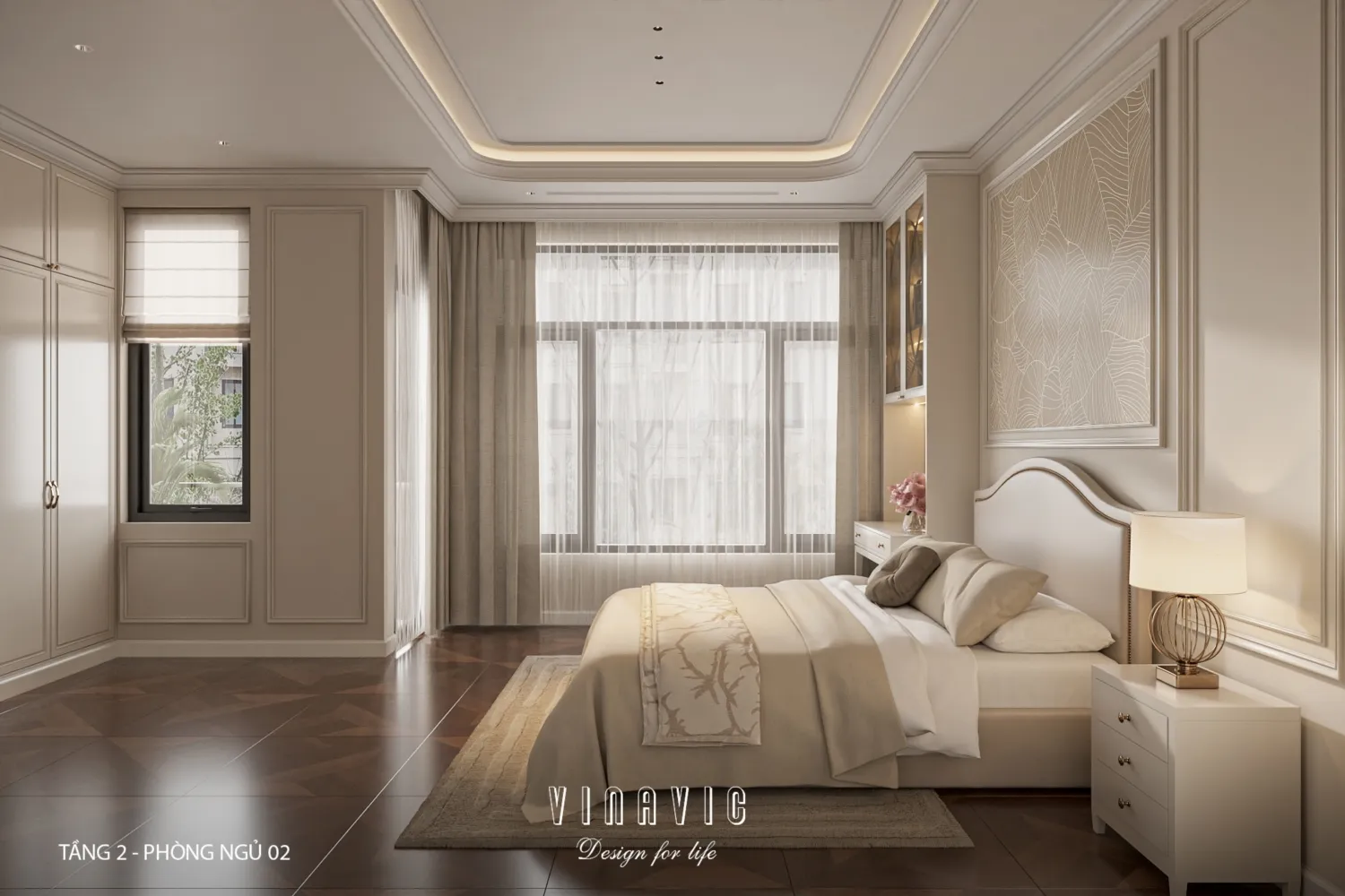 Trang trí phòng ngủ vừa đủ, tạo điểm nhấn nhẹ nhàng thay vì bày biện quá nhiều