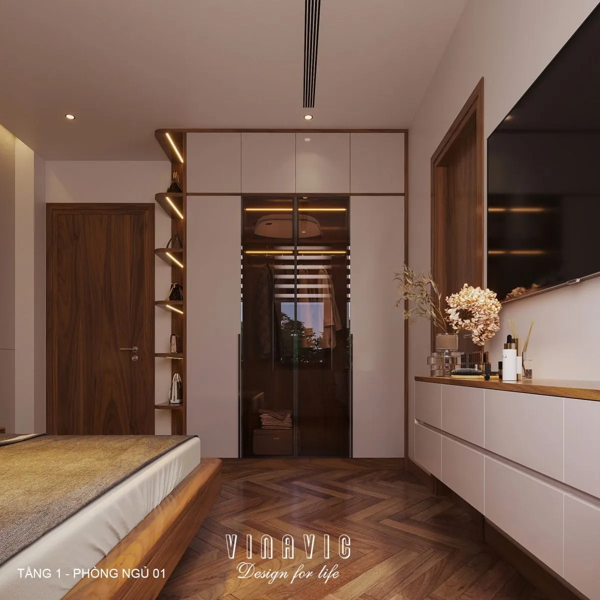 Kích thước tiêu chuẩn đồ nội thất phòng ngủ