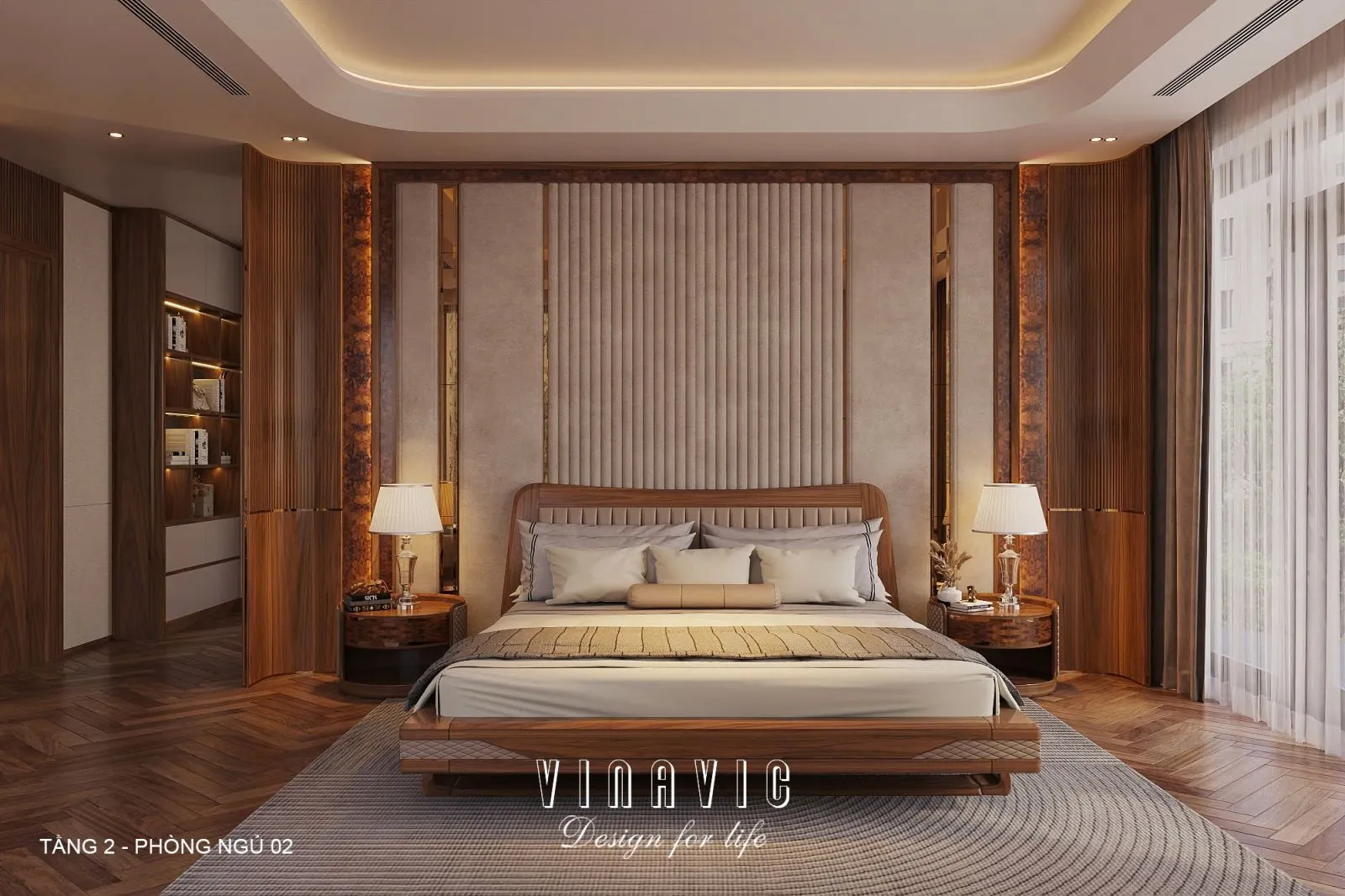 Phòng ngủ khu biệt thự đại phú gia quy nhơn