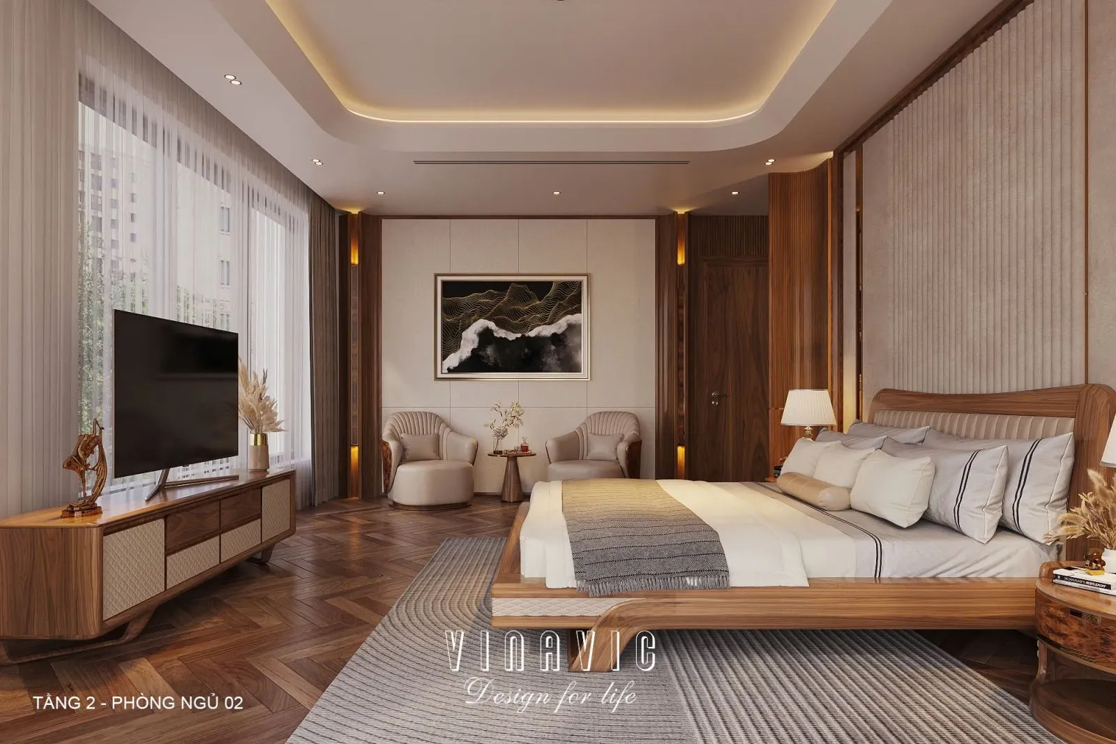 Phòng ngủ Valora Fuji – Riêng tư và thư giãn