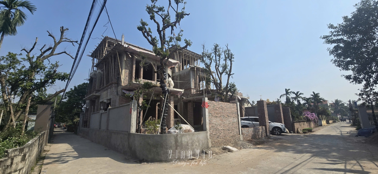 Thi công biệt thự 3 tầng hiện đại 17x26m (CĐT: Mr.Huy - Hà Nam) TCBT2251