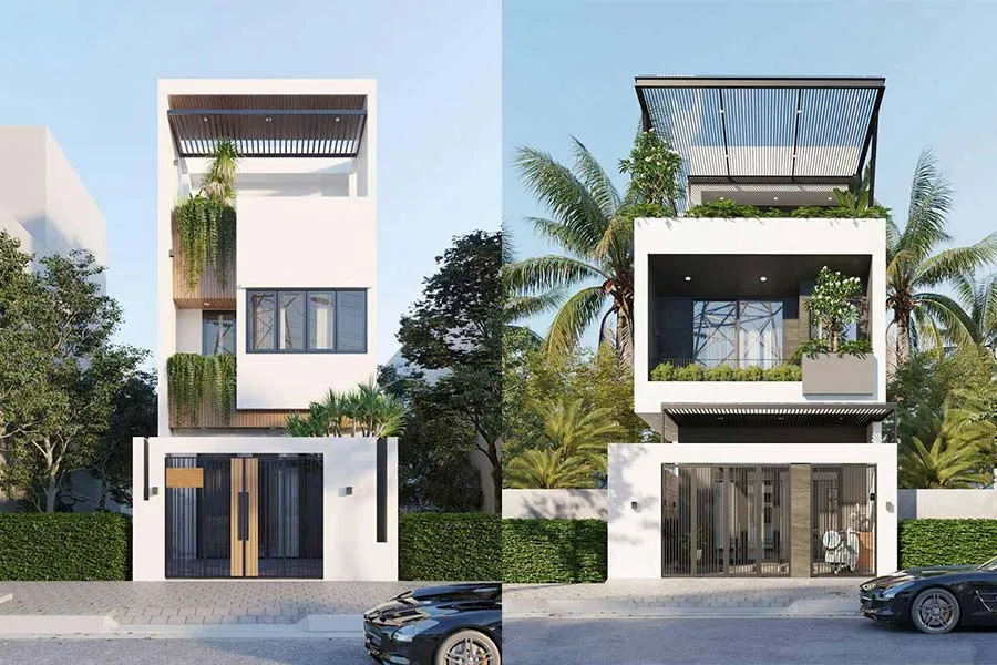 Thiết kế nhà 40m2 1 trệt 1 lầu nhỏ gọn, thi công nhanh, hoàn thiện sau 2.5–3.5 tháng