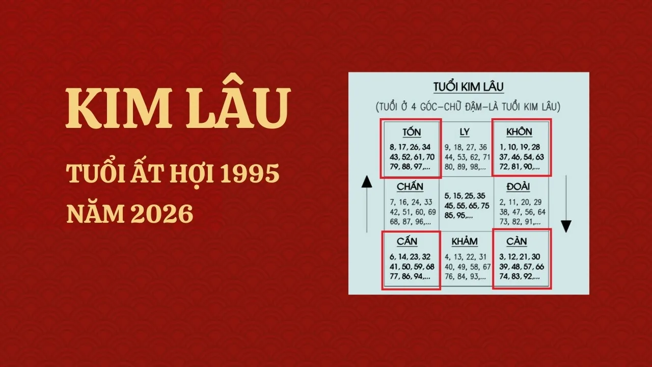 Xem Kim Lâu tuổi Ất Hợi 1995 xây nhà năm 2026