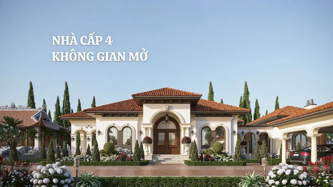 BST 30+ Mẫu Nhà Cấp 4 Không Gian Mở Đáng Xây Nhất Hiện Nay