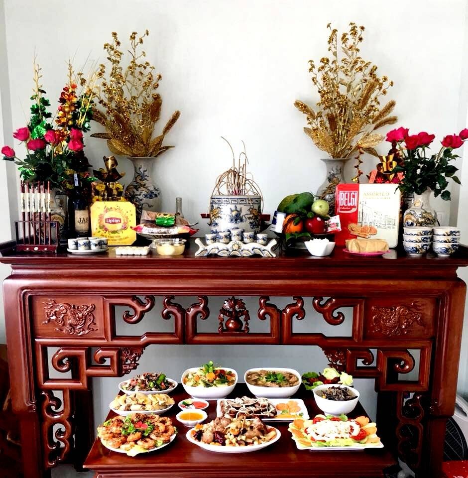 Vai trò của việc chuẩn bị trang trí bàn thờ ngày tết