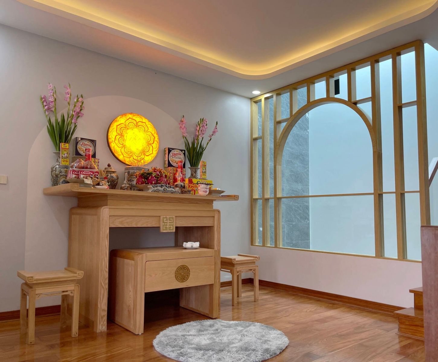 Trang trí ban thờ ngày tết miền Trung