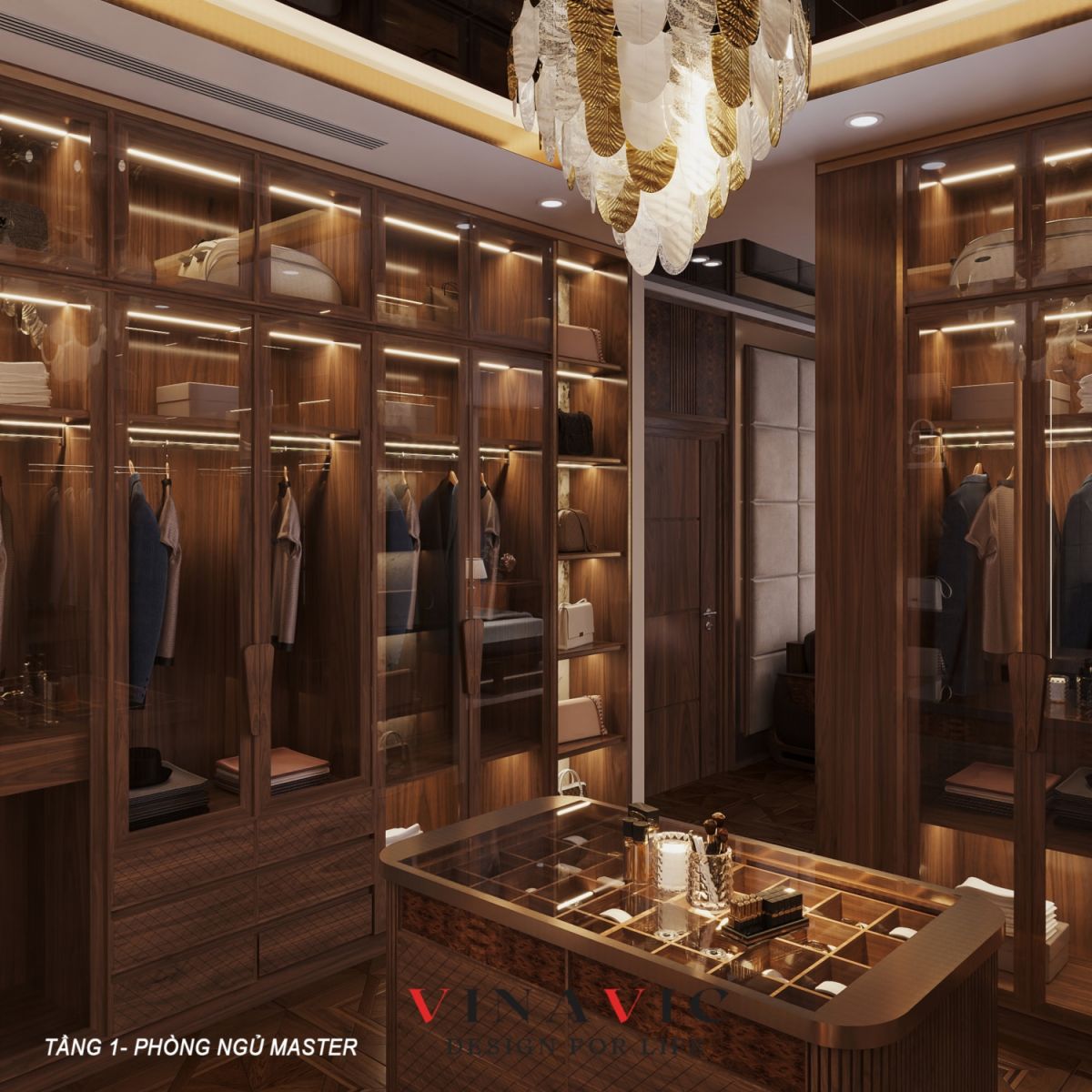 Nội thất phòng ngủ Master tầng 1