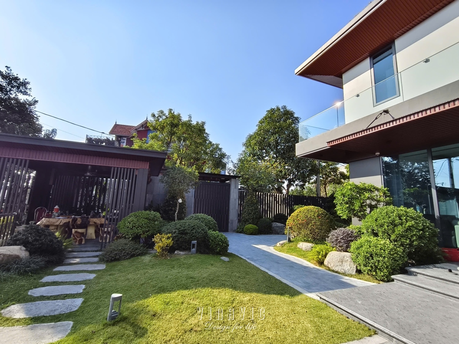 Thi công biệt thự hiện đại 3 tầng 270m2 (CĐT: Mr Dương - Bắc Giang) TCBT2209