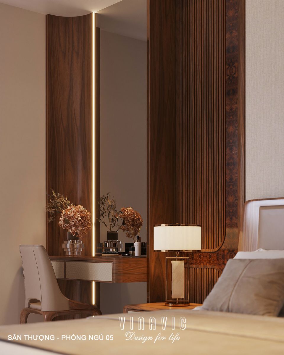 Nội thất lầu 3 biệt thự hiện đại 1 trệt 3 lầu 7x17m (CĐT Mr Minh - HCM) NT2361