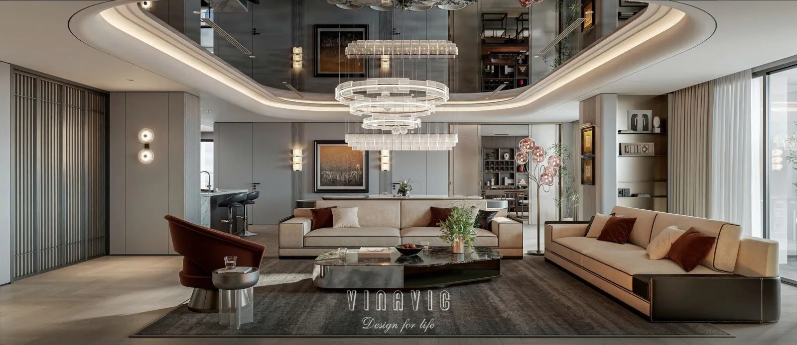 BST Mẫu Thiết Kế Nội Thất Biệt Thự Dương Nội Nam Cường phong cách hiện đại