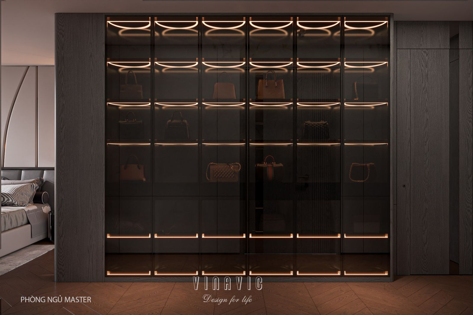 Mẫu thiết kế nội thất chung cư cao cấp chuẩn Luxury NT2362