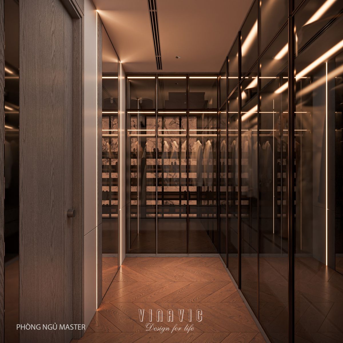 Mẫu thiết kế nội thất chung cư cao cấp chuẩn Luxury NT2362