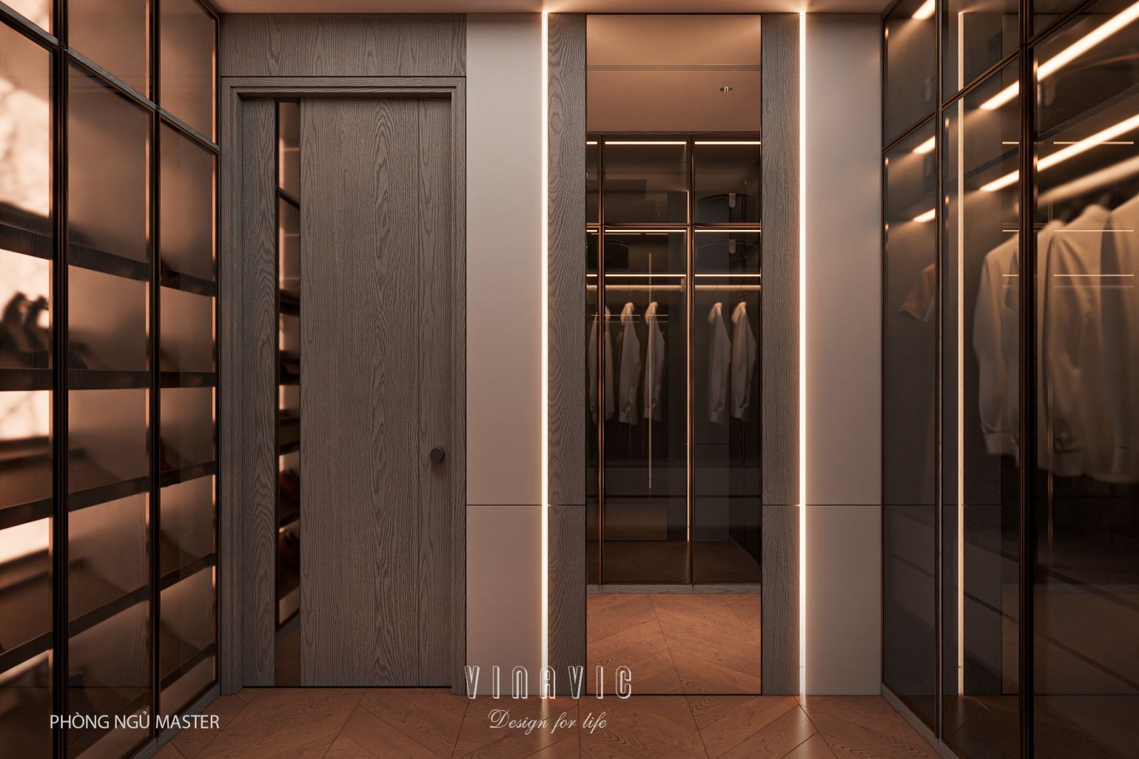 Mẫu thiết kế nội thất chung cư cao cấp chuẩn Luxury NT2362