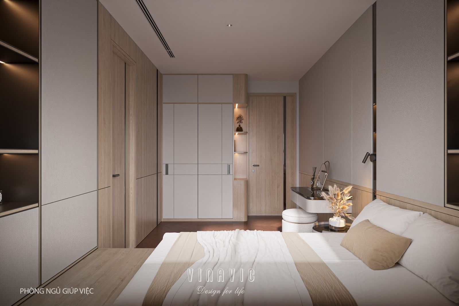 Mẫu thiết kế nội thất chung cư cao cấp chuẩn Luxury NT2362