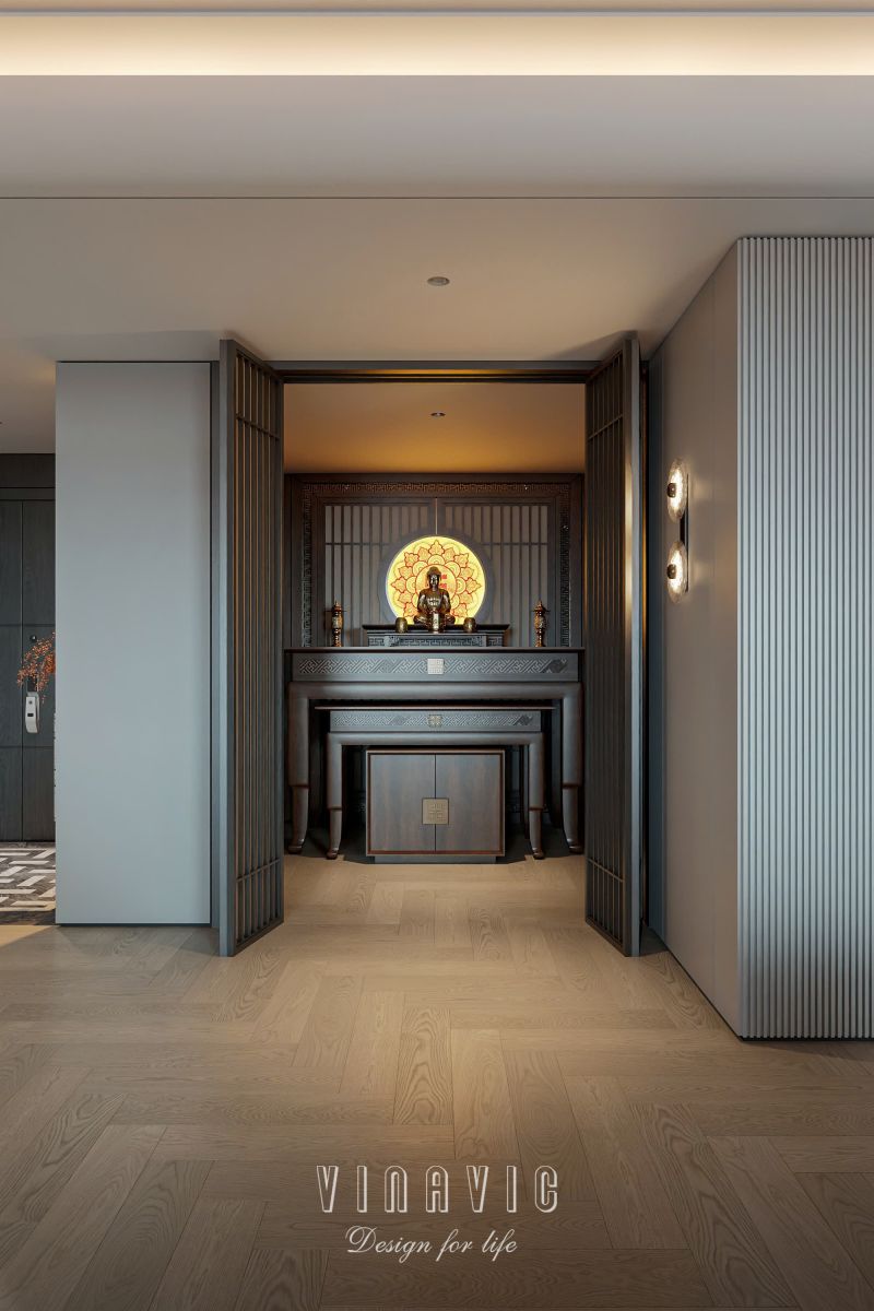Mẫu thiết kế nội thất chung cư cao cấp chuẩn Luxury NT2362