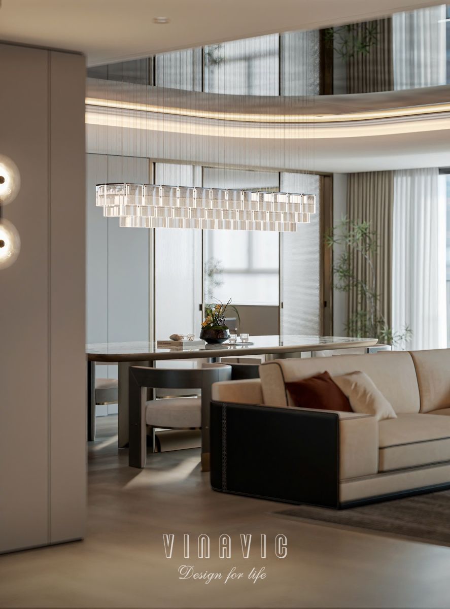 Mẫu thiết kế nội thất chung cư cao cấp chuẩn Luxury NT2362