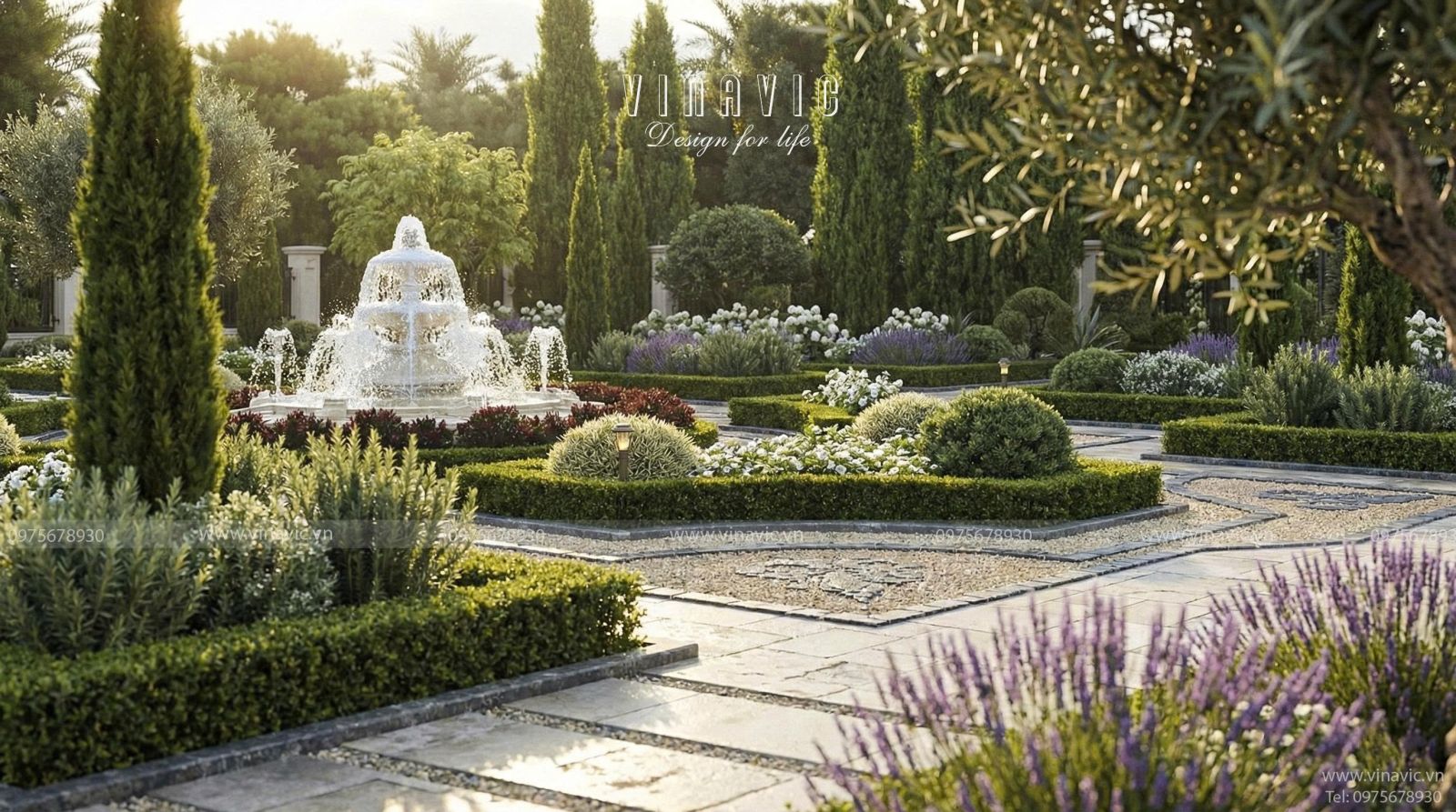 Mẫu thiết kế biệt thự Địa Trung Hải 2 tầng 1 trệt 20x18m BT2458