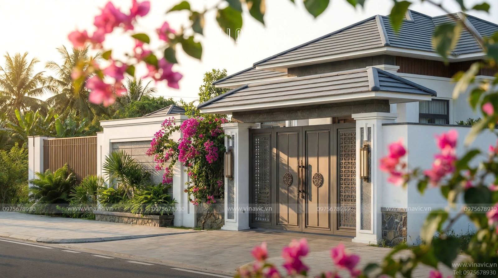 Vật liệu hiện đại kết hợp tự nhiên