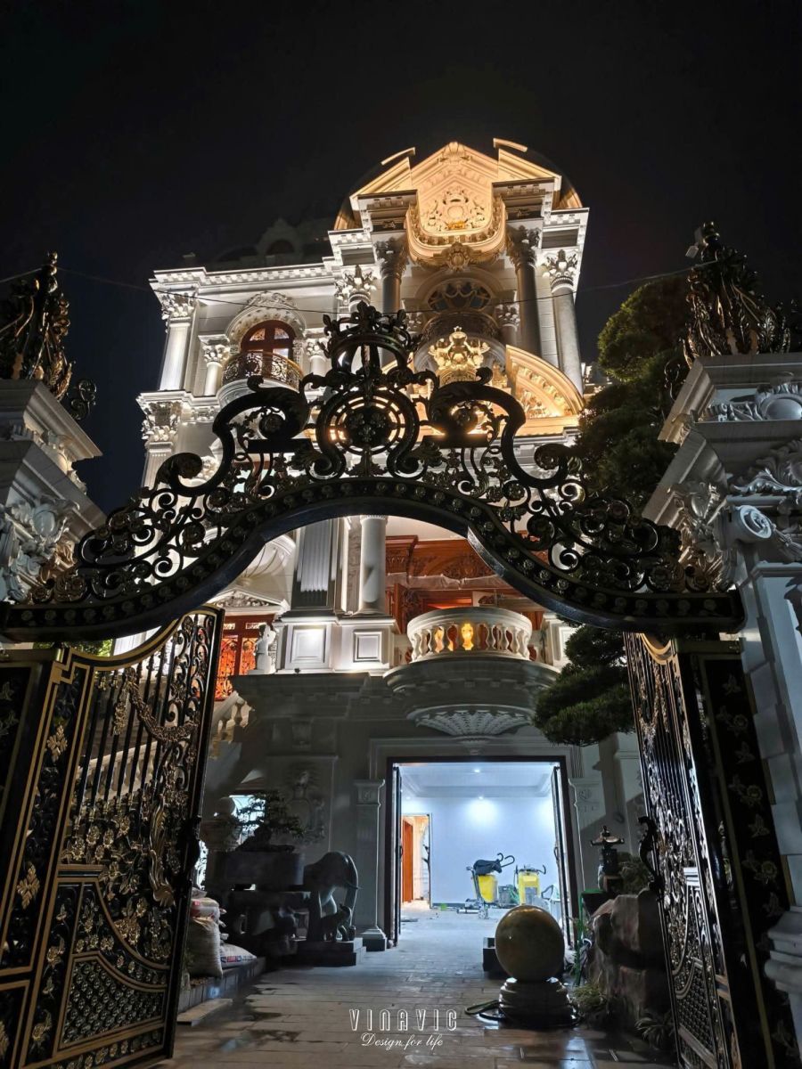 Thi công biệt thự Cổ Điển 4 tầng 264m2 (CĐT: Mr Ngọc- Thường Tín) TCBT2208