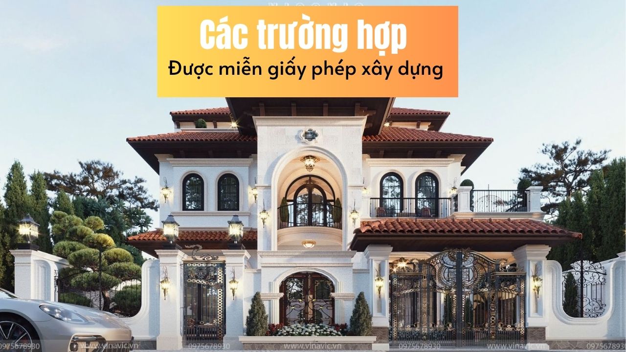 Những trường hợp được miễn giấy phép bạn nên biết sớm