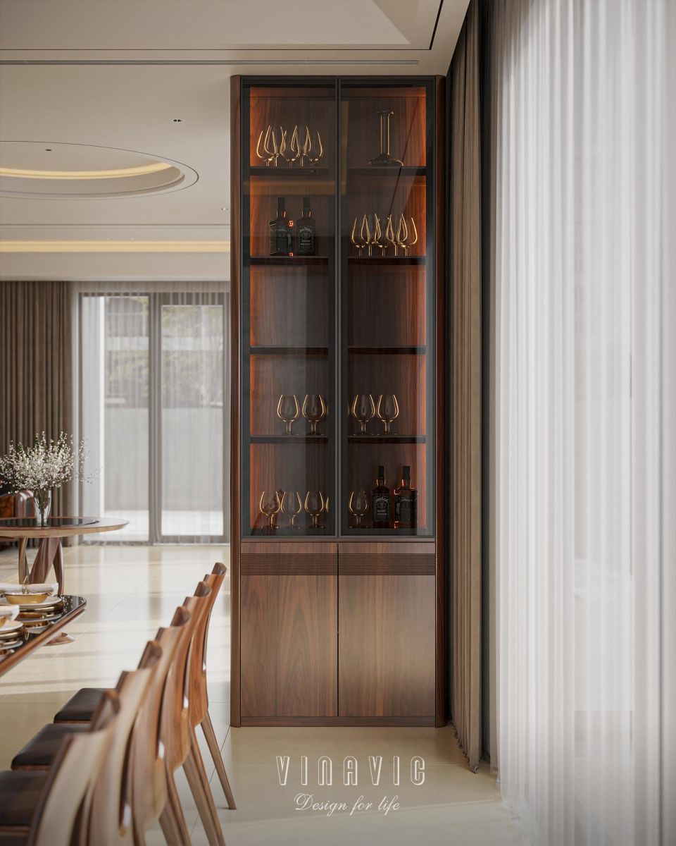 Nội thất hiện đại biệt thự 2 tầng 9x16m (CĐT Mrs Tình - Phú Thọ) NT2363