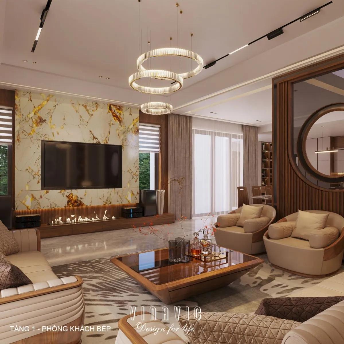 Đặc trưng của nội thất biệt thự Galleria