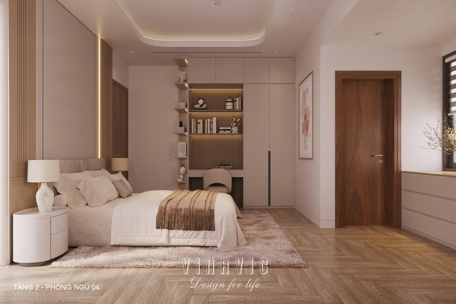 Không gian phòng ngủ tinh tế và thư giãn