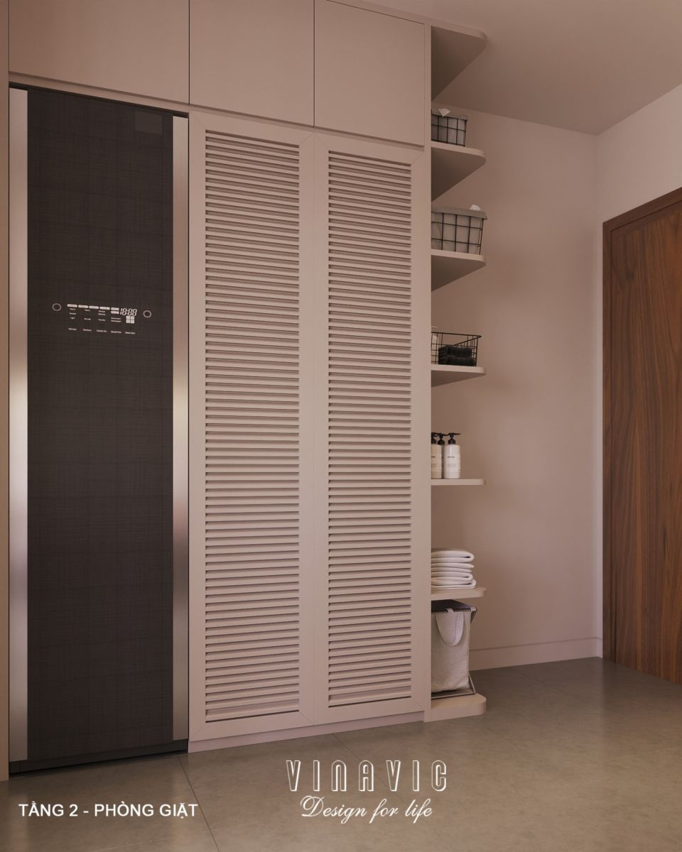 Thiết kế nội thất hiện đại biệt thự 2 tầng 14x16m (CĐT Mr Nhớ - Nghệ An) NT2364