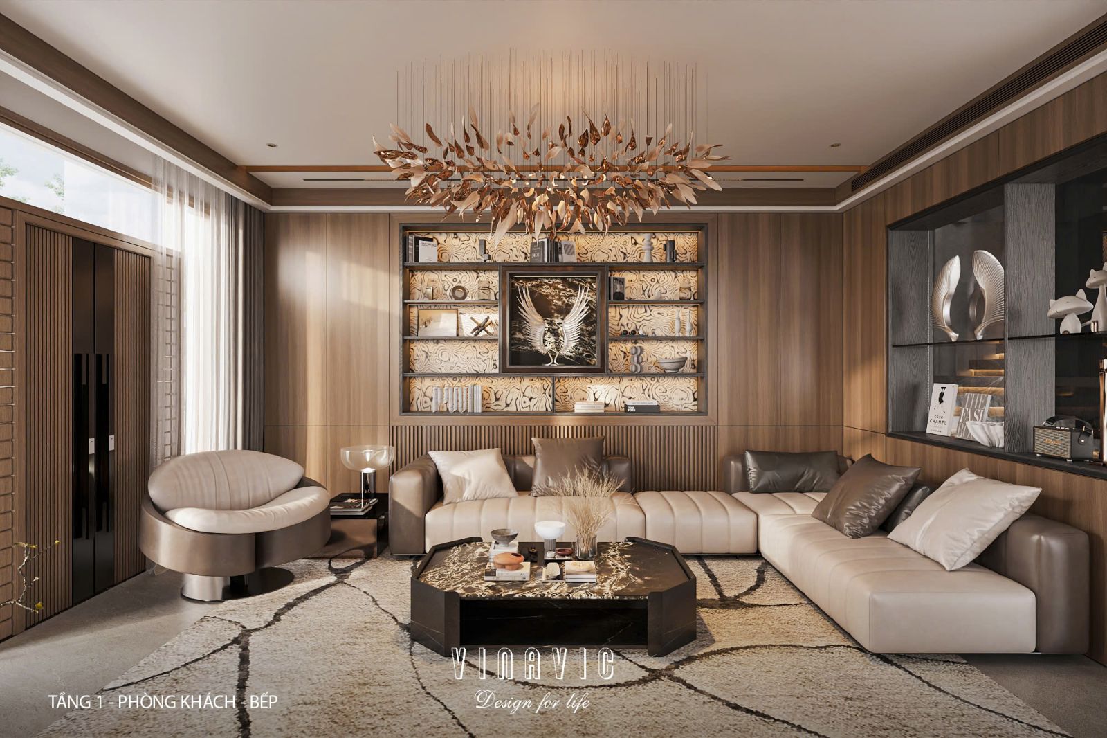 Thiết kế nội thất biệt thự nhà phố (CĐT Mrs Vân - An Giang) NT2365