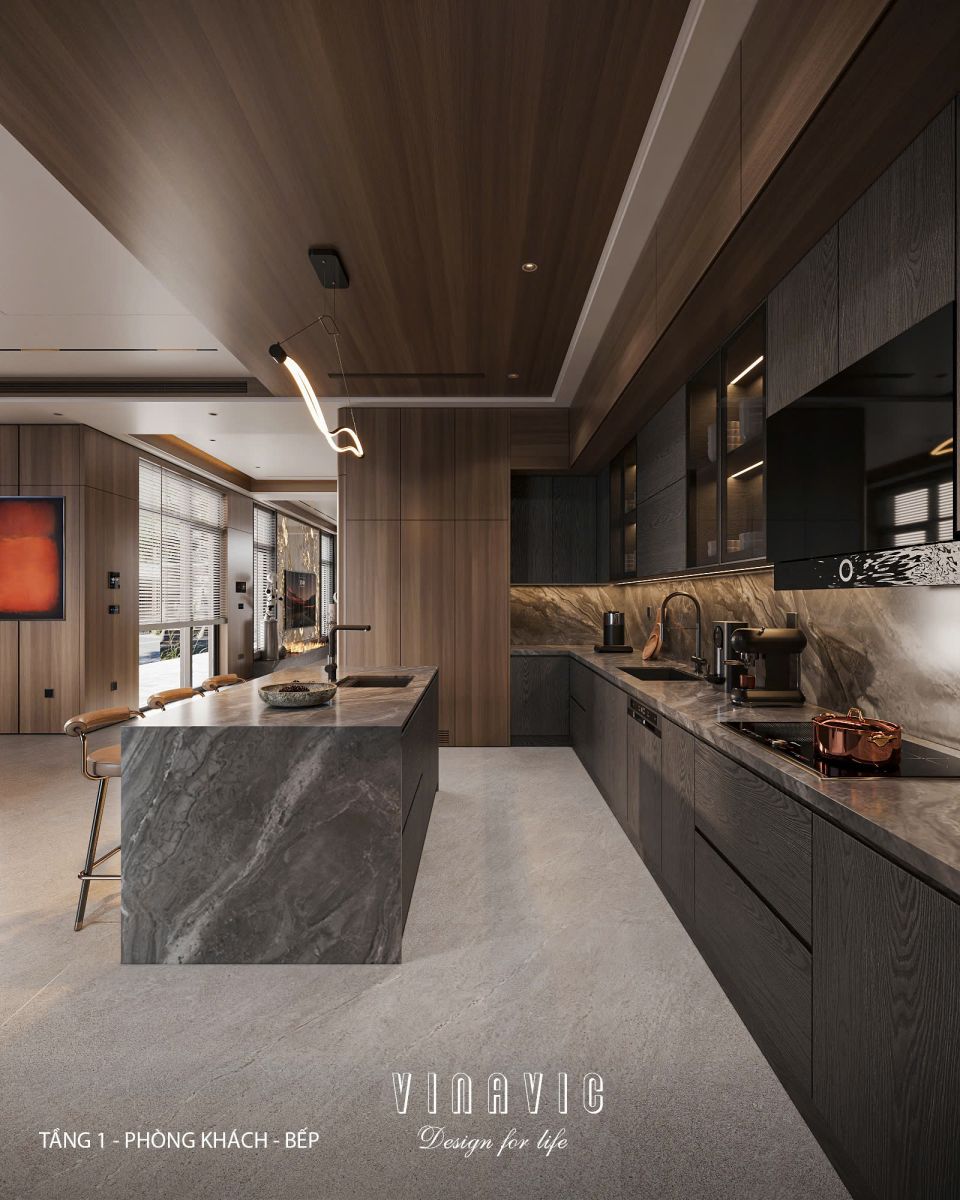 Thiết kế nội thất biệt thự nhà phố (CĐT Mrs Vân - An Giang) NT2365