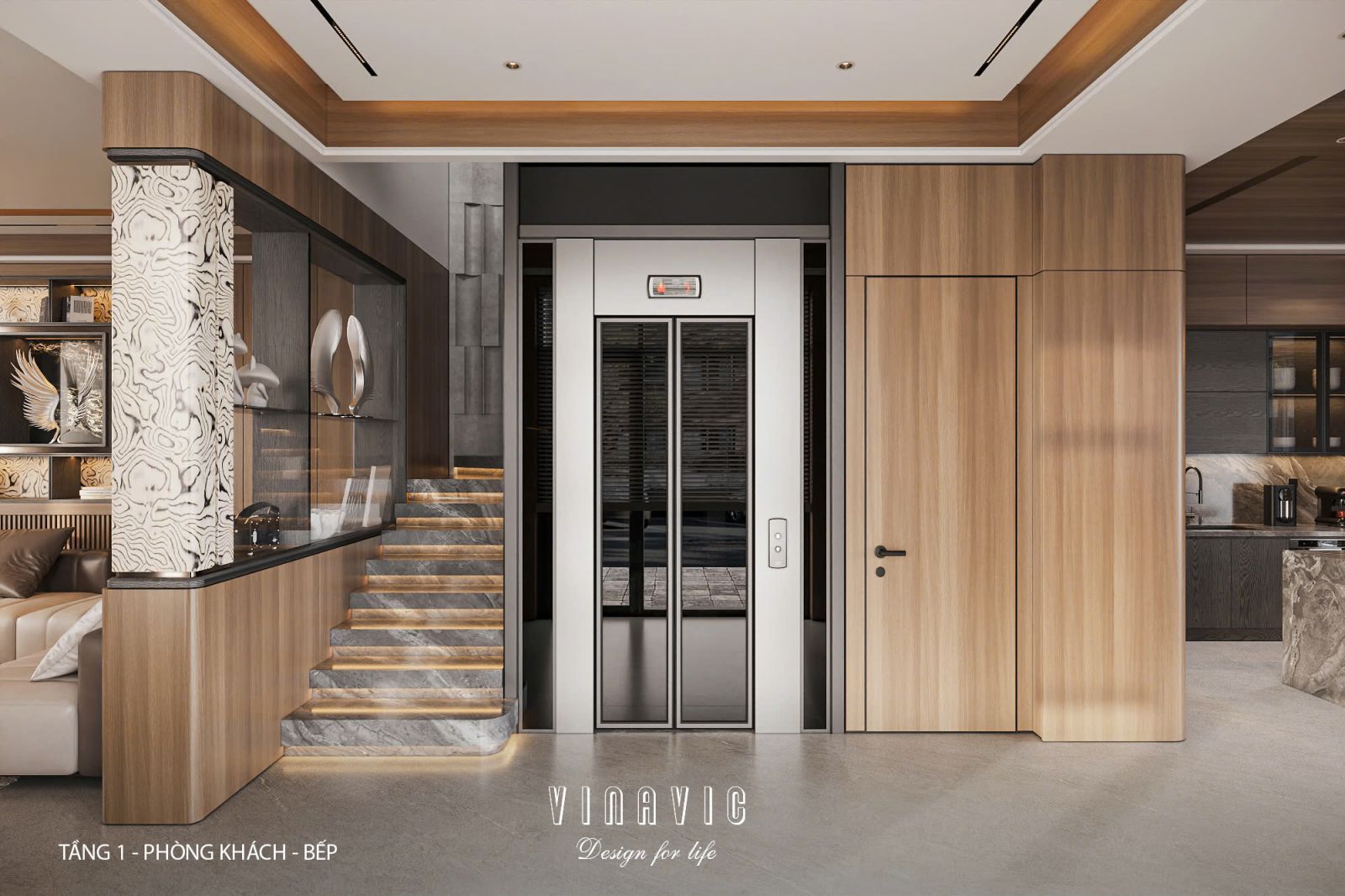 Thiết kế nội thất biệt thự nhà phố (CĐT Mrs Vân - An Giang) NT2365